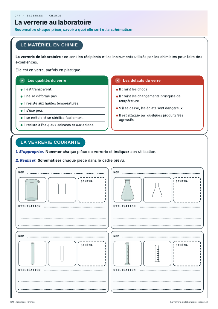 Première page du document élève